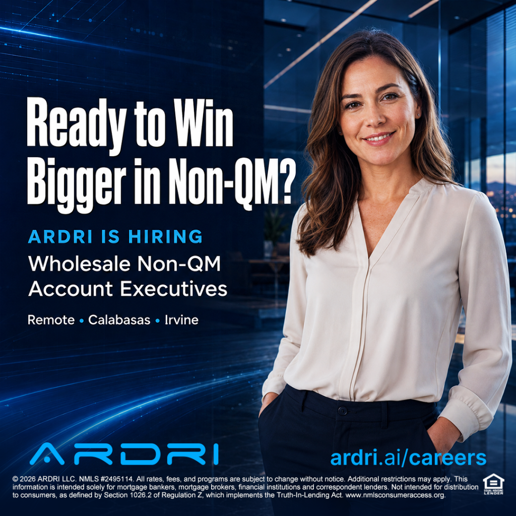 ARDRI is Hiring Non-QM Account Executives